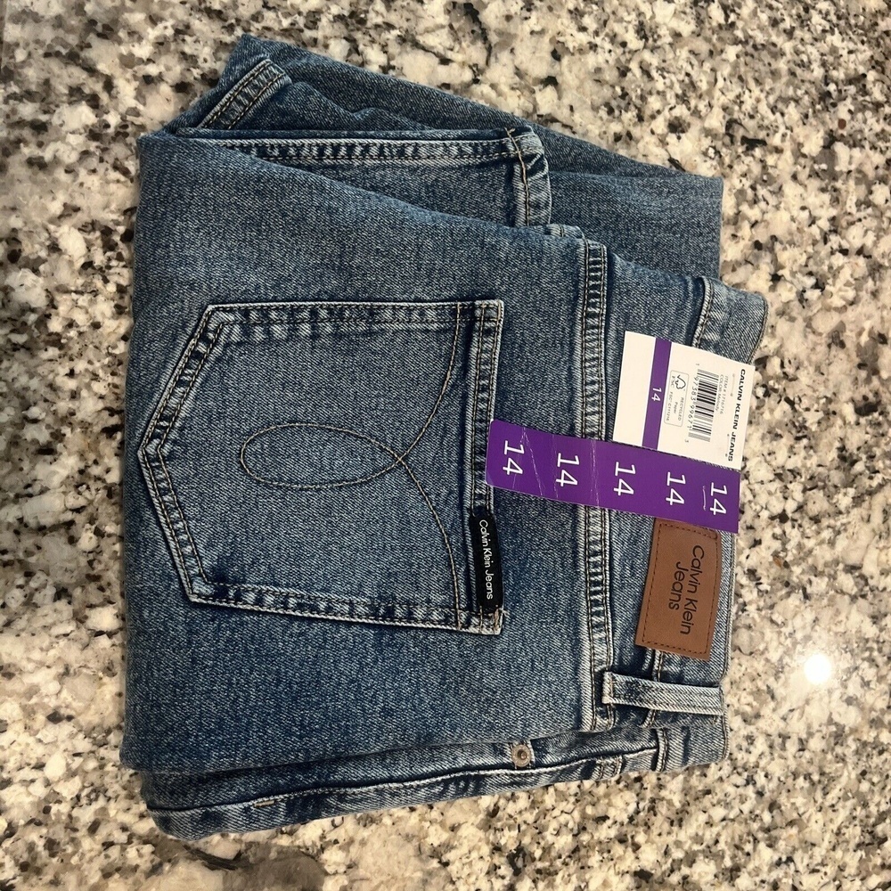 Calvin Klein Jeans Womens Size 14 Light Wash X9
